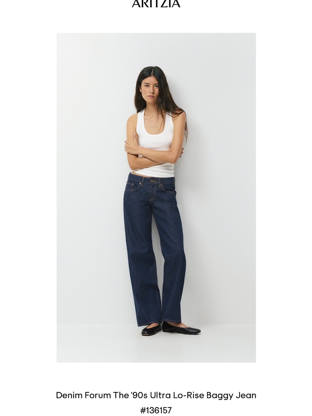Denim Forum Dark Indigo Boyfriend Jeans